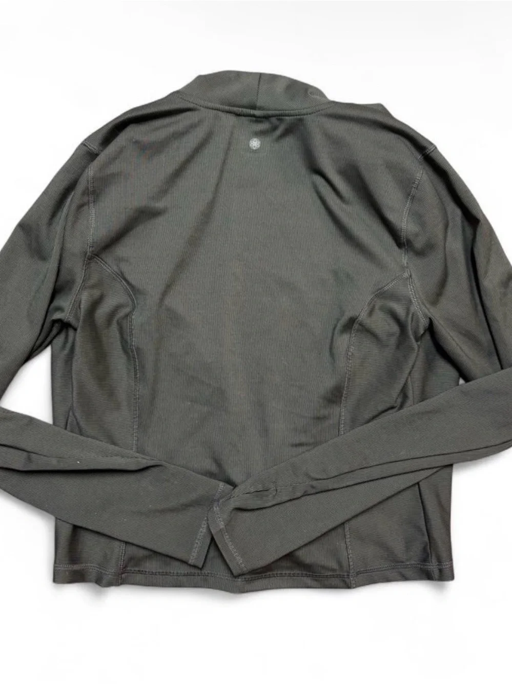Green Polyester & Elastane Zip-Up Athletic Jacket Size Medium Lululemon Inspired